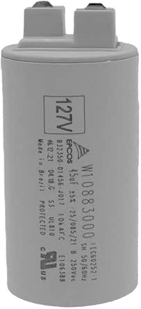 CAPACITOR 45 MF LAVADORA BRASTEMP/CONSUL